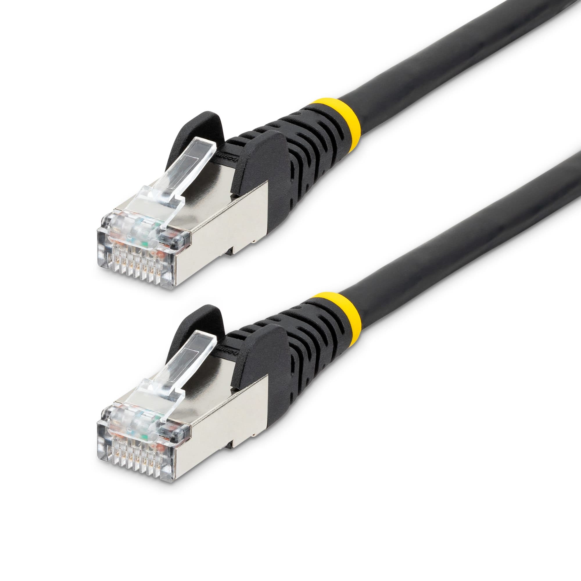 STARTECH STARTECH.COM 3M LSZH CAT6A ETHERNET CABLE - 10GBE S/FTP 100W POE BLACK LTW NLBK-3M-CAT6A-PATCH