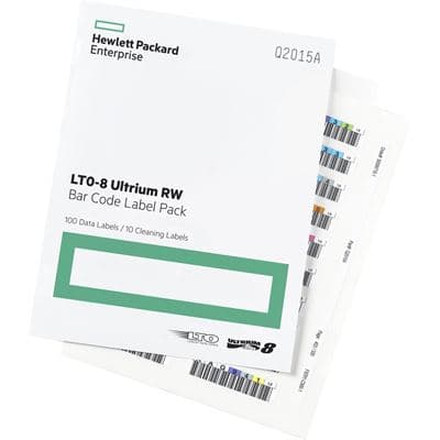 HPE HPE LTO-8 30TB RW Bar Code Label Pack - Promo End 8/05/2026 Q2015A
