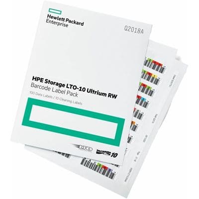 HPE HPE Storage LTO-10 Ultrium RW Bar Code Label Pack - Promo End 8/05/2026 Q2018A