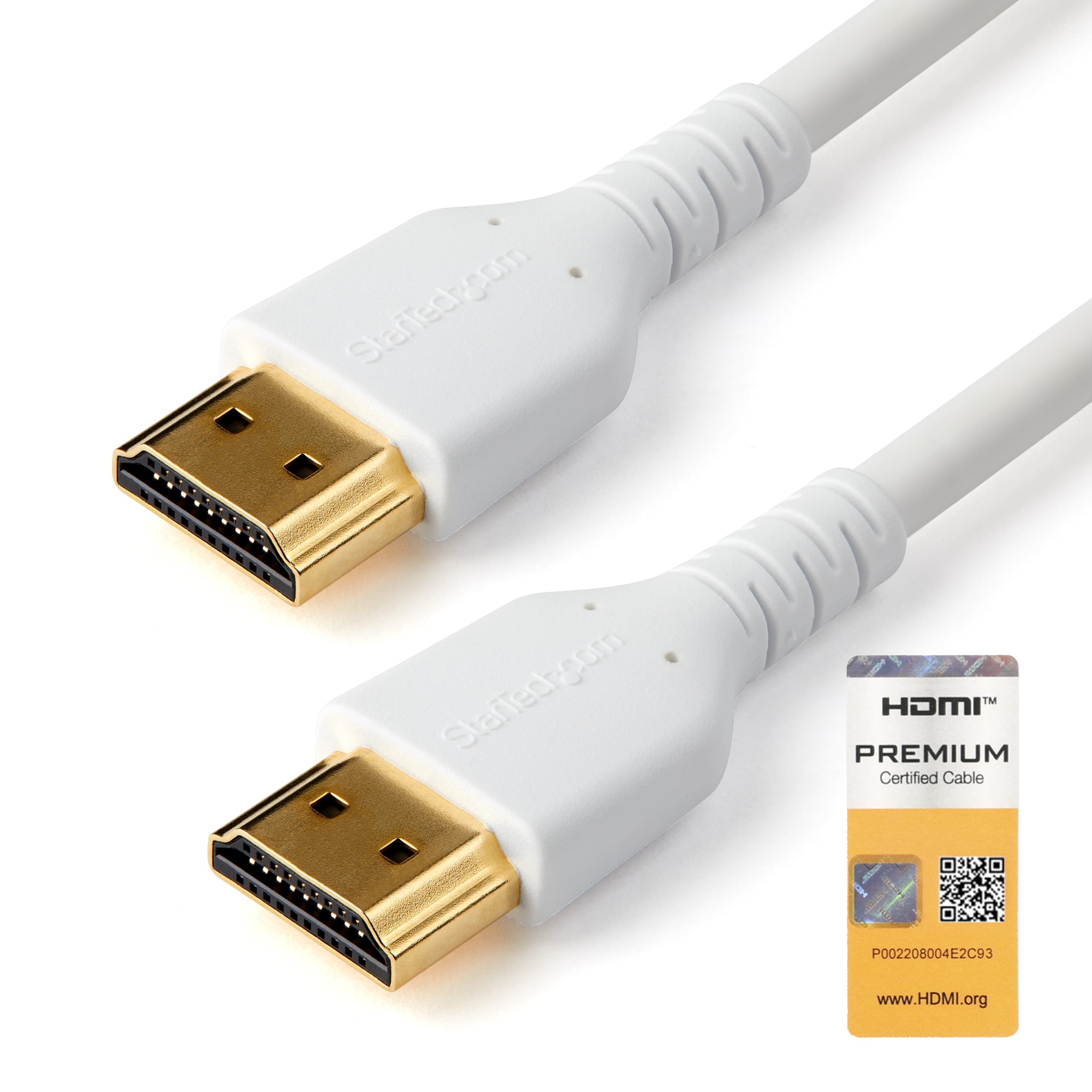 STARTECH STARTECH.COM 2M PREMIUM HDMI 2.0 CABLE W/ETHERNET - 6FT HDR 4K 60HZ DURABLE LTW RHDMM2MPW