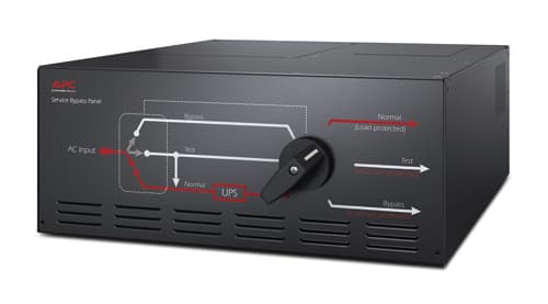 APC APC (SBP20KRMI4U) SERVICE BYPASS PANEL 230V 125A HW INPUT IEC-320 OUTPUT (8) C19 SBP20KRMI4U