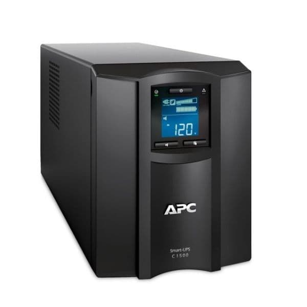 APC APC SMART UPS (SMC), 1500VA, IEC(8), USB, SERIAL, LCD, TOWER, 2YR WTY SMC1500IC