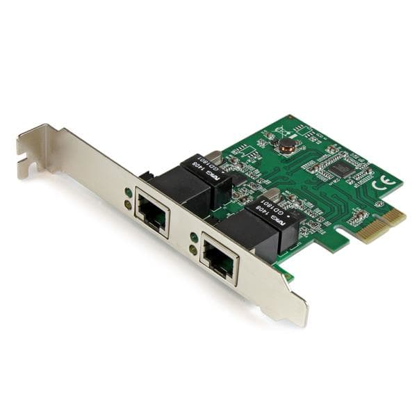 STARTECH STARTECH.COM DUAL PORT GIGABIT PCIE NETWORK CARD - PCIE NIC 2 YR ST1000SPEXD4