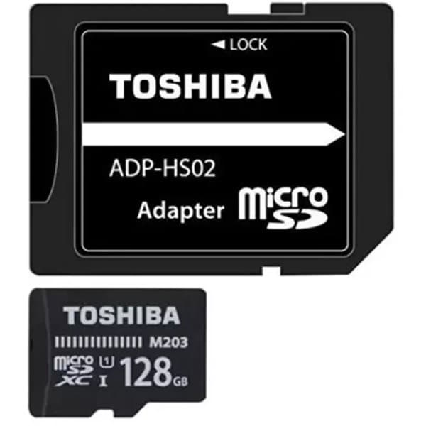 DYNABOOK DYNABOOK TOSHIBA M203 128GB CLASS 10 MICROSDXC 100MB MEMORY CARD WITH ADAPTER THN-M203K1280A2