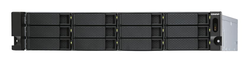 QNAP QNAP TL-R1200S-RP, 12 BAY 6GBs, JBOD STORAGE EXPANSION UNIT FOR QNAP,NO RAIL KIT,2RU, 3YR TL-R1200S-RP