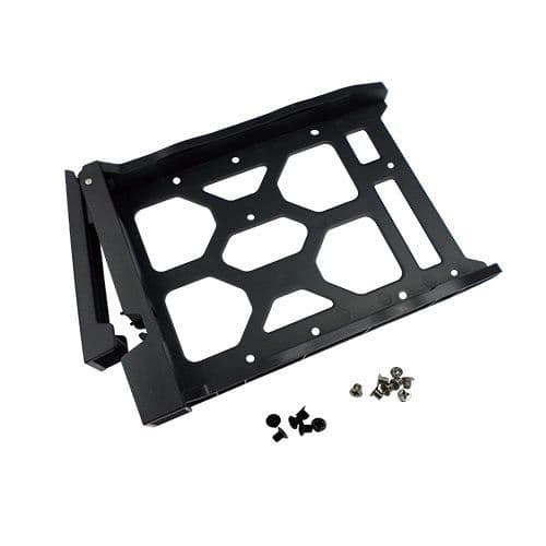 QNAP QNAP 2.5" SSD Tray with key lock and two keys, black and metal TRAY-25-BLK02