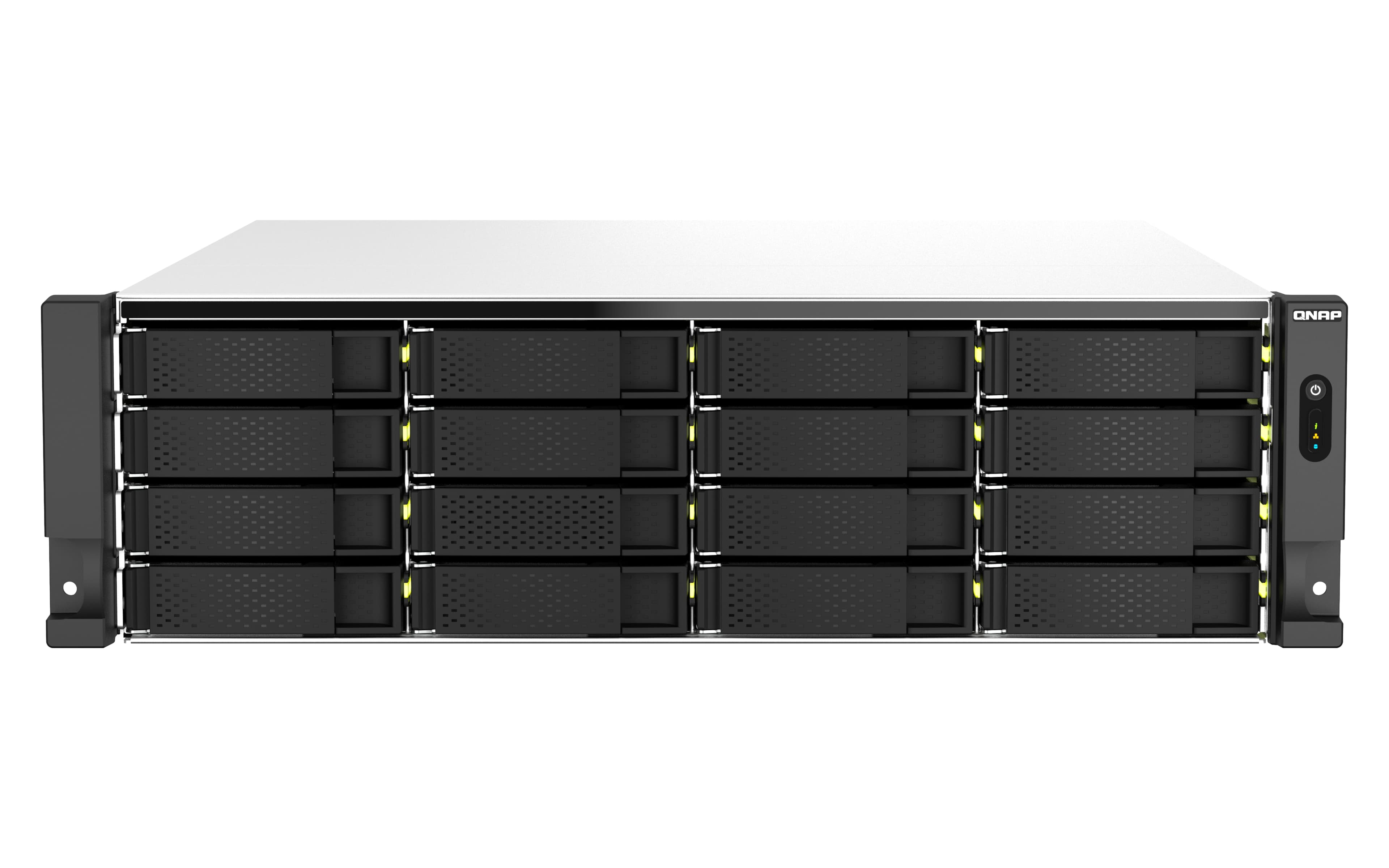 QNAP QNAP 16+6-BAY 3U RACKMOUNT NAS,INTEL XEON,2.6GHZ 8 CORE,64GB RAM,10G,2.5G,USB,PCIE,RP,5YR TS-H2287XU-RP-E2378-64G