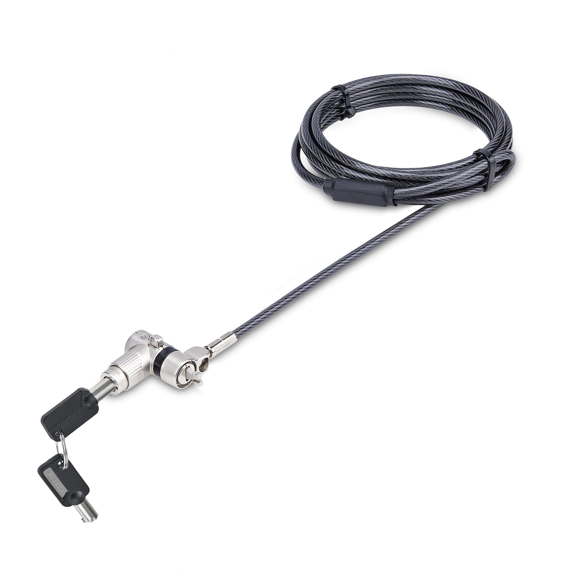 STARTECH STARTECH.COM UNIVERSAL LAPTOP LOCK 6.6FT, NOBLE WEDGE/NANO/K-SLOT, KEYED,LOCKING CABLE 2 Y UNIVK-LAPTOP-LOCK
