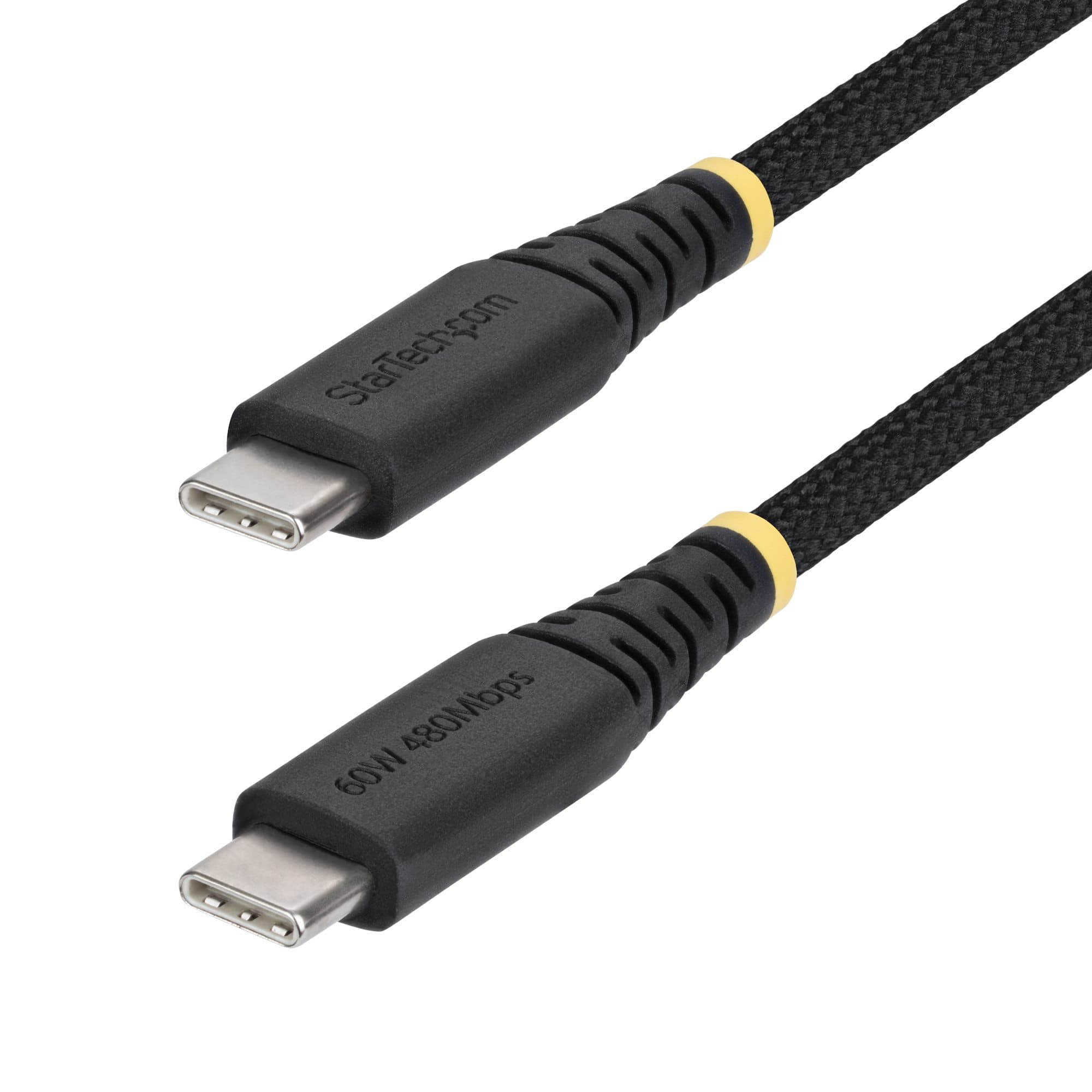 STARTECH STARTECH.COM 1M (3.3FT) USB-C CHARGING CABLE, USB C CABLE, 60W 3A PD, LTW USB2CC1MNCBR