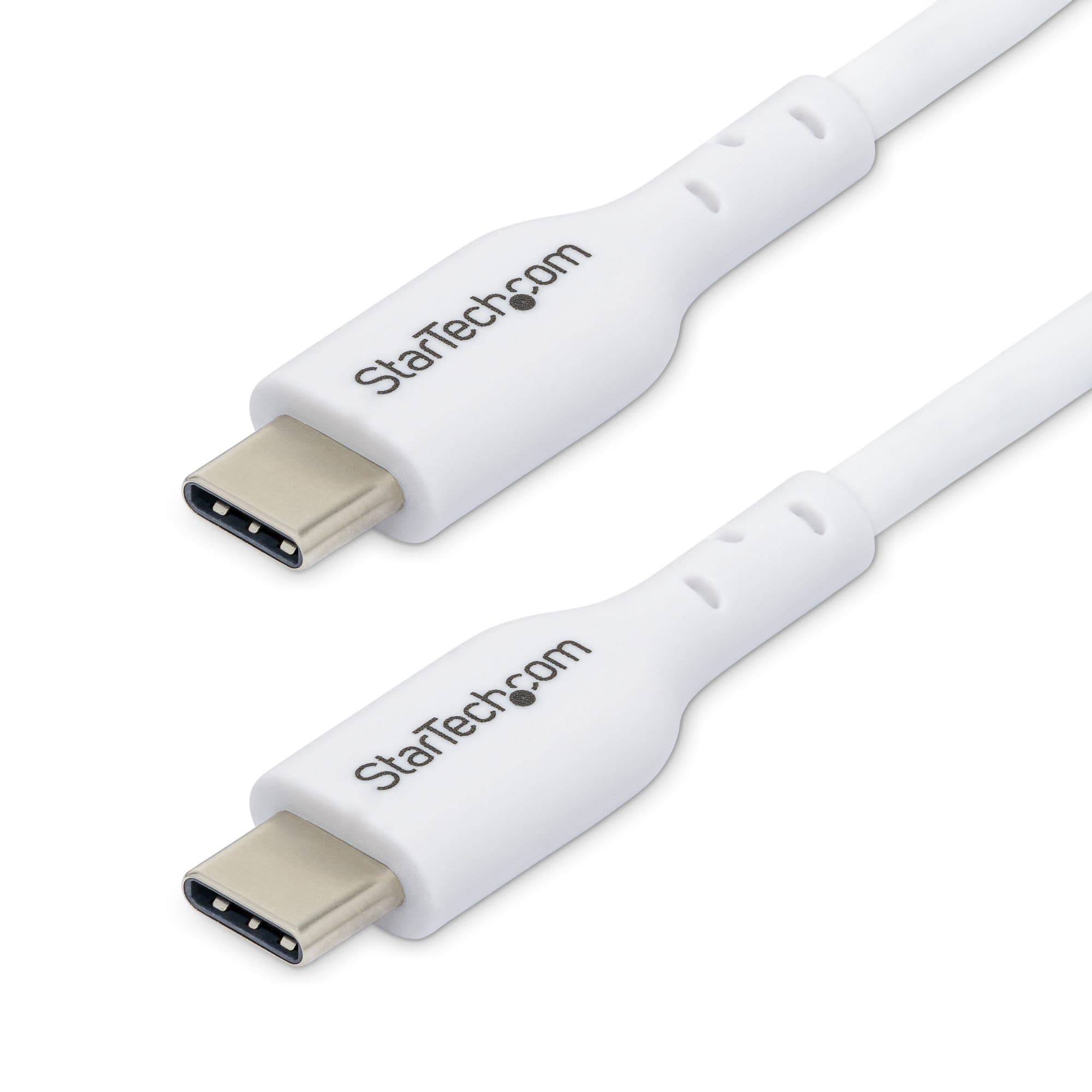 STARTECH STARTECH.COM 2M WHITE USB-C CHARGING CABLE 2-PACK, USB C CABLE, 60W PD, LTW USB2CC2MNCWHE2PK
