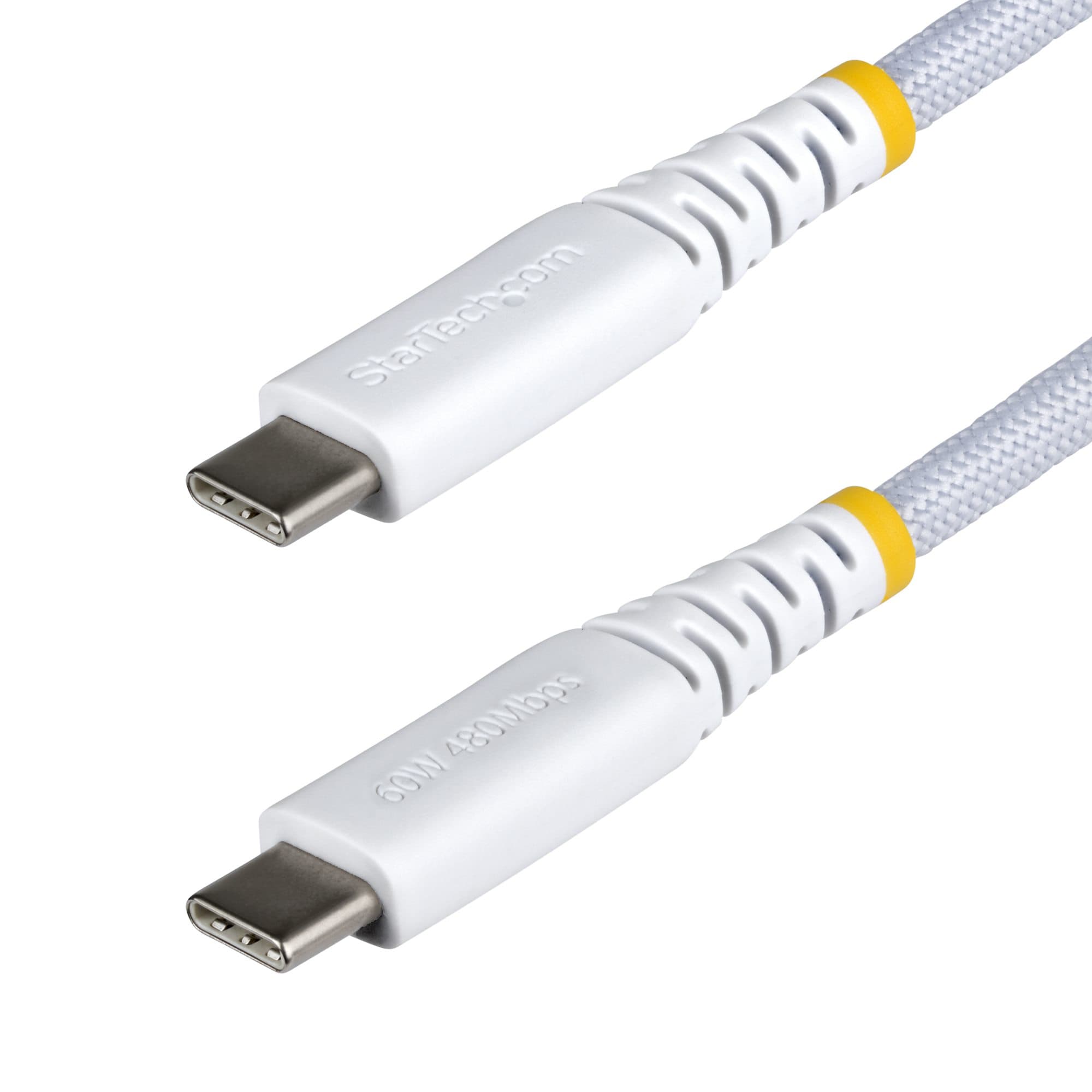 STARTECH STARTECH.COM 3M (10FT) WHITE USB-C CHARGING CABLE, USB C CORD, 60W/3A PD, LTW USB2CC3MNCBRWH
