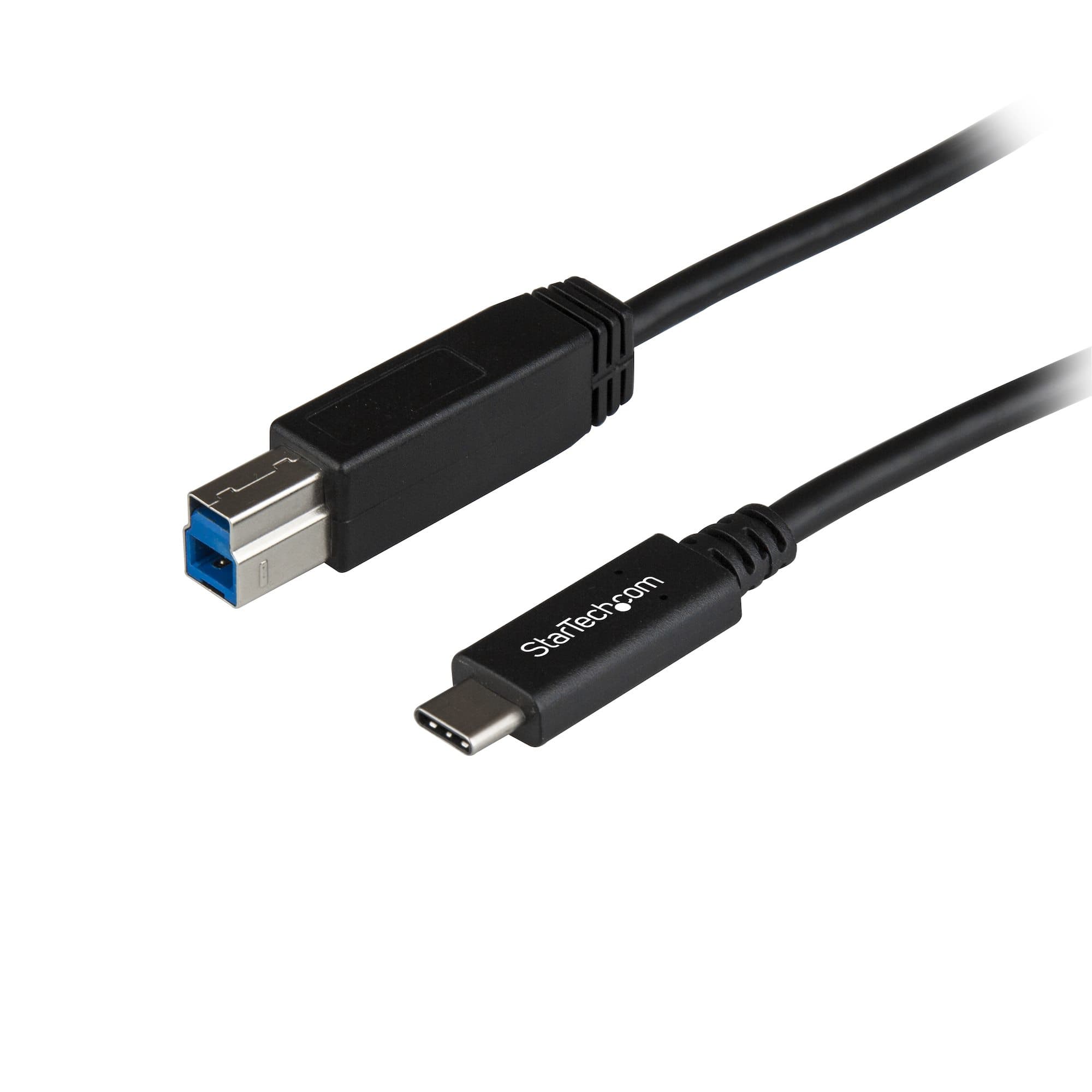 STARTECH STARTECH.COM USB C TO USB B PRINTER CABLE - 1M / 3 FT - SUPERSPEED 2 YR USB31CB1M
