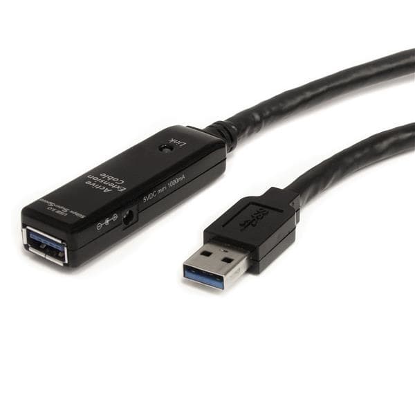 STARTECH STARTECH.COM 10M USB 3.0 ACTIVE EXTENSION CABLE - M/F-USB 3.0 A TO B CABLE 2 YR USB3AAEXT10M