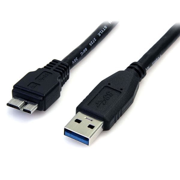 STARTECH STARTECH.COM BLACK SUPERSPEED USB 3.0 CABLE A TO MICRO B - M/M LTW USB3AUB50CMB