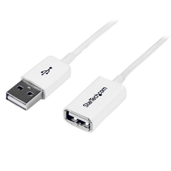 STARTECH STARTECH.COM WHITE USB 2.0 EXTENSION CABLE A TO A - M/F LTW USBEXTPAA3MW