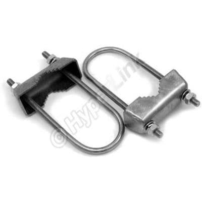 L-com Stainless Steel U-Bolt Stationary Mounting Kit Pair BKT-02