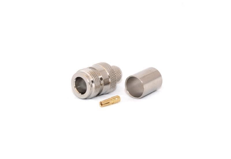 Go Wireless NZ N-Type Female 50 Ohm CRIMP Connector for LMR400/RG8U C-N4-400