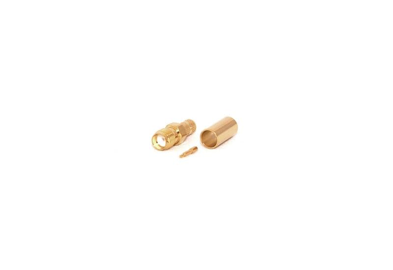 Go Wireless NZ RP-SMA Female CRIMP Connector for LMR195/RG58 C-SMA8-195