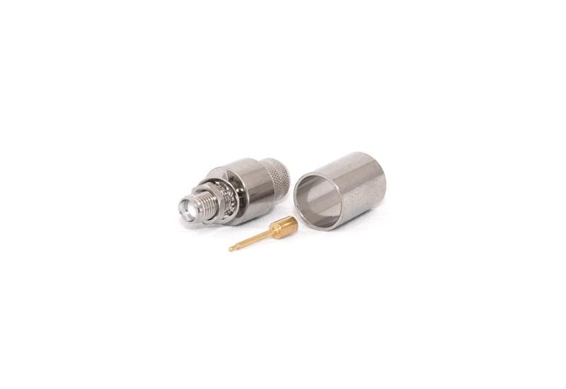 Go Wireless NZ RP-SMA Female Bulkhead CRIMP Connector for LMR400/RG8U C-SMAB-400