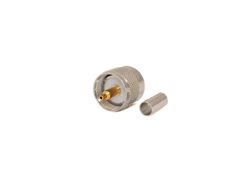 Go Wireless NZ UHF Male 50 Ohm CRIMP Connector for LMR195/RG58 C-UHF1-195