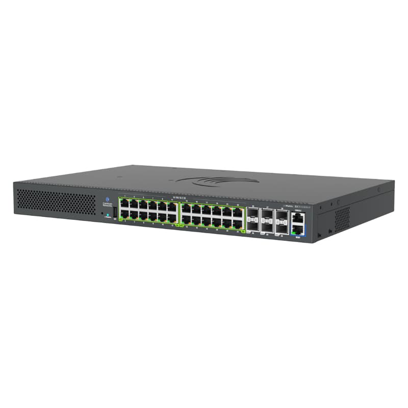 Cambium Networks Cambium cnMatrix EX3030RM-P Intelligent Ethernet Switch with 2.5GbE PoE++ Access Ports and SFP28 Uplink Ports EX3030RM-P