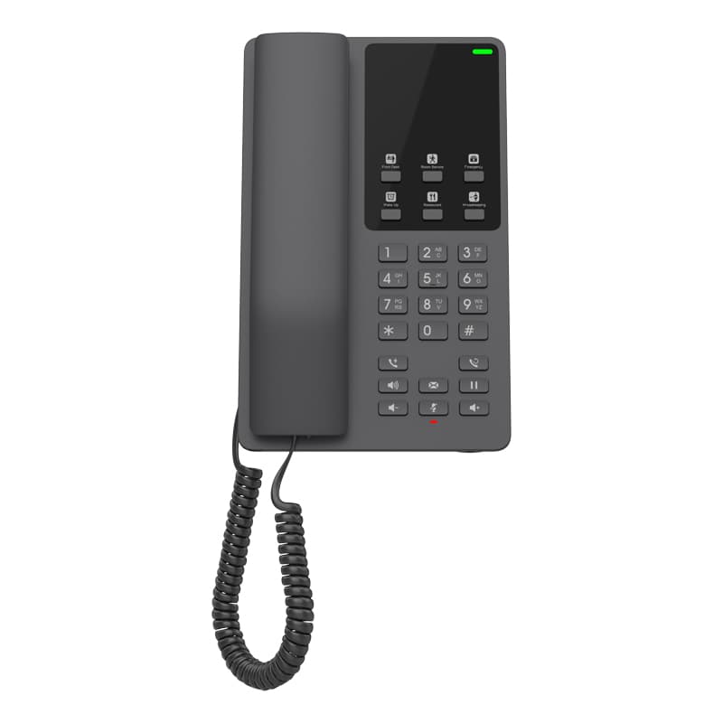 Grandstream Networks Grandstream GHP621 Desktop Hotel SIP IP Phone - Black GHP621
