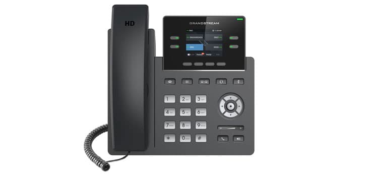 Grandstream Networks Grandstream GRP2612P 4 Lines 2 SIP PoE 2.4inch Colour Screen GRP2612P