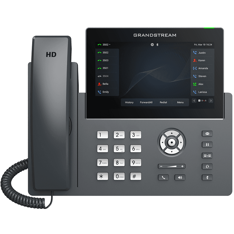 Grandstream Networks Grandstream GRP2670 12-Line Professional Carrier-Grade IP Phone with Built in Wi-Fi and PoE support GRP2670