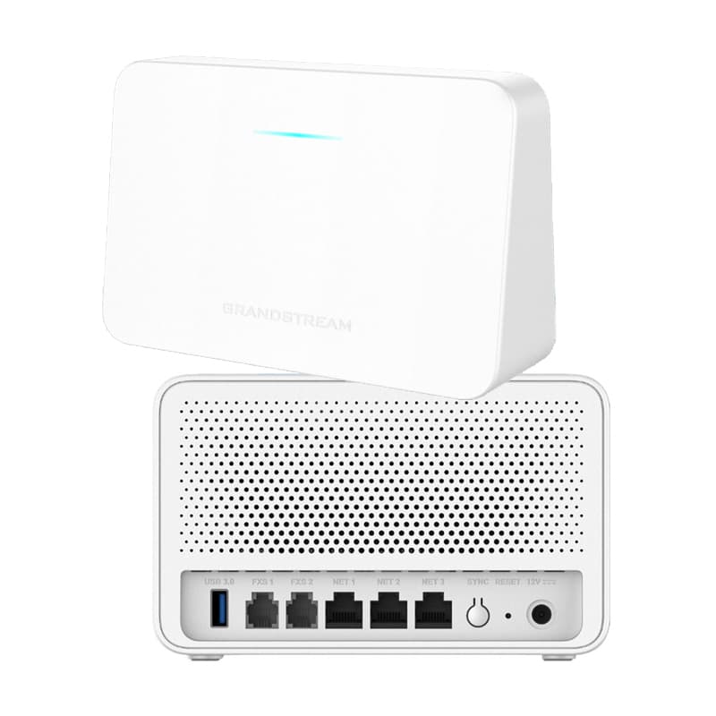 Grandstream Networks Grandstream GWN7062ET Dual-WAN Long Range Wi-Fi 6 Gigabit VPN Router with 2x FXS GWN7062ET