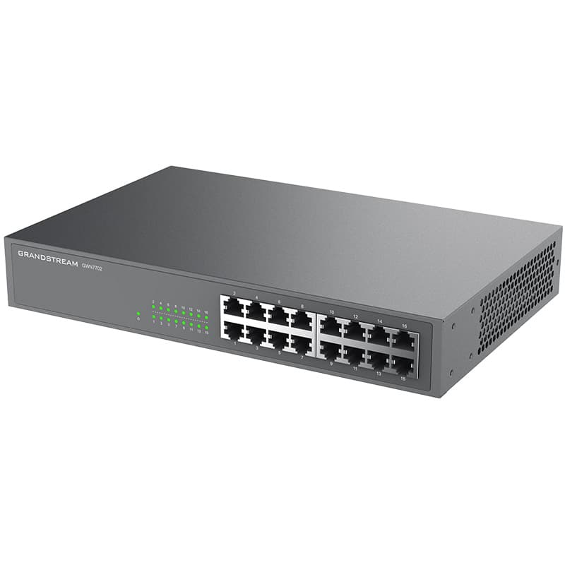 Grandstream Networks Grandstream GWN7702 16 Port Gigabit Unmanaged Network Switch GWN7702