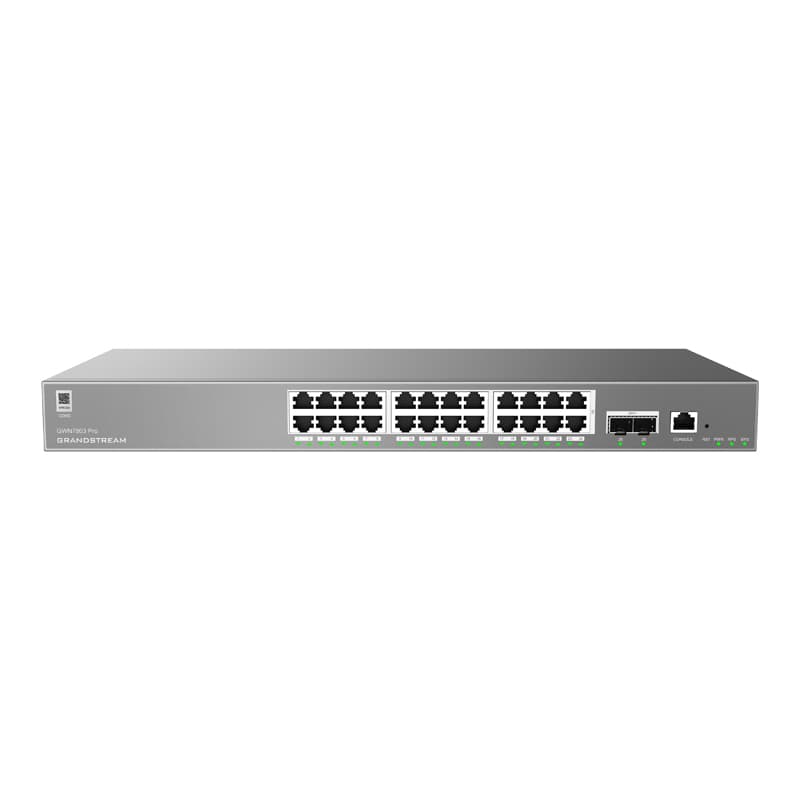 Grandstream Networks Grandstream GWN7803 Pro Enterprise Layer 2+ Managed Network Switch, 24 x GigE, 2 x SFP+ GWN7803-Pro