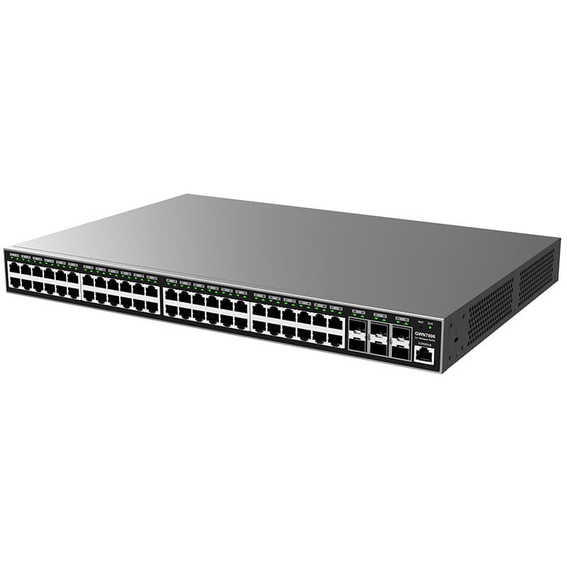 Grandstream Networks Grandstream GWN7806 Enterprise Layer 2+ Managed Network Switch, 48 x GigE, 6 x SFP+ GWN7806
