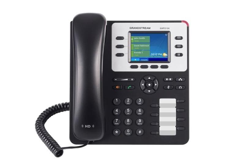 Grandstream Networks Grandstream GXP2130 VoIP Phone with 2.8 inch Colour LCD screen GXP2130