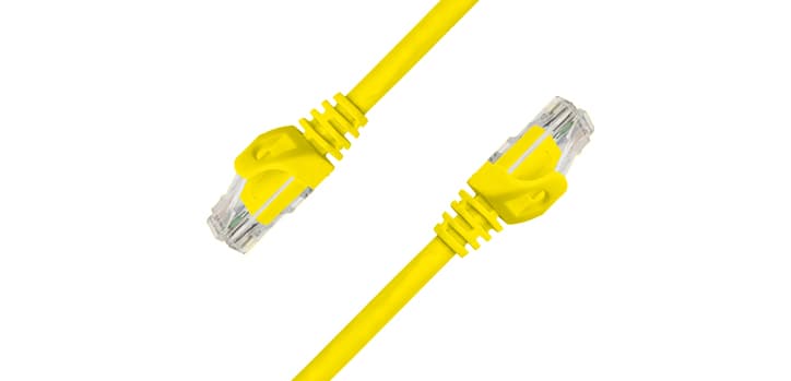Go Wireless NZ 0.5 Metre Cat6 UTP Indoor Ethernet Cable - Yellow IPL-UTP6-YL-0.5