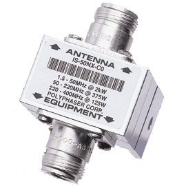 PolyPhaser PolyPhaser IS-50NX-C0 1.5-700MHz Coax Lightning Protector IS-50NX-C0
