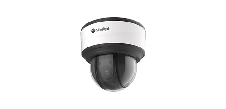 Milesight Milesight 5MP 12X AI Mini PTZ Dome Network IP Camera - Multi Cable Out MS-C5371-X12PE