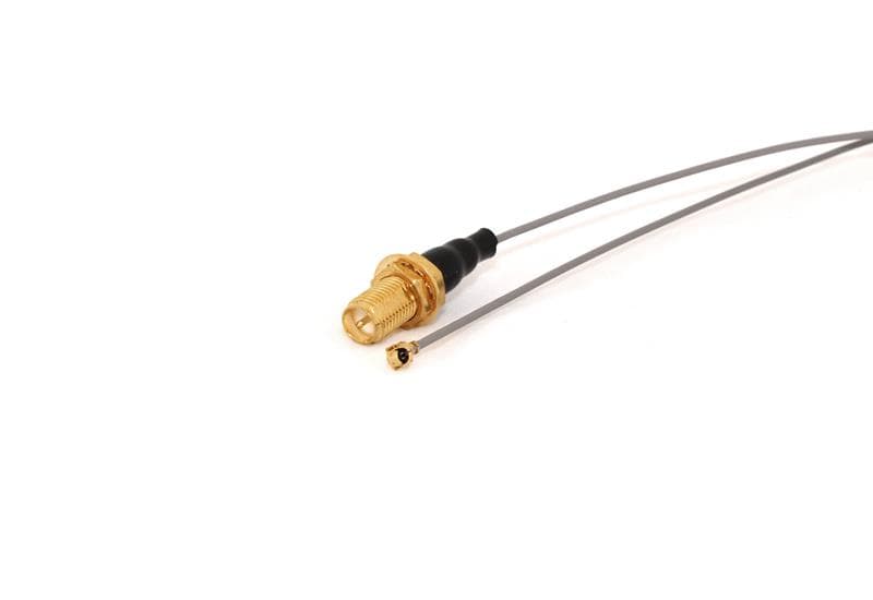 Go Wireless NZ RP-SMA Female Bulkhead to U.FL 20cm 50 Ohm Coax Pigtail P-11