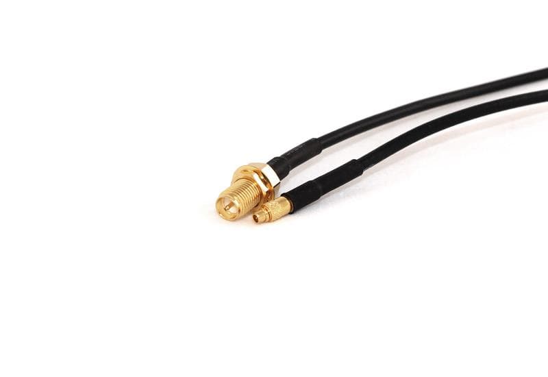 Go Wireless NZ RP-SMA Female Bulkhead to MMCX Male 20cm Coax Pigtail P-44