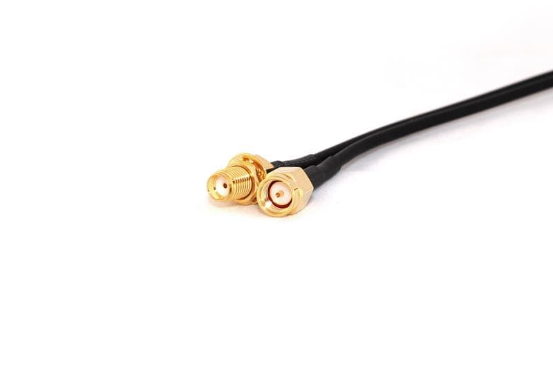 Go Wireless NZ SMA Male to SMA Female Bulkhead 30cm Pigtail P-56