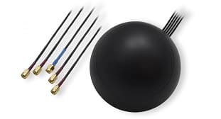 Teltonika Teltonika Combo Quad 4G LTE Mobile/GNSS Roof Antenna with SMA Connectors PR1KCL28