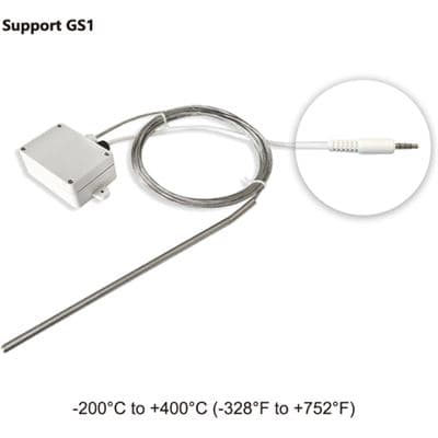 UbiBot Ubibot PT100-3M-R-Audio Industrial Grade Temperature Probe for GS1 3 Metres PT100-3M-R-Audio