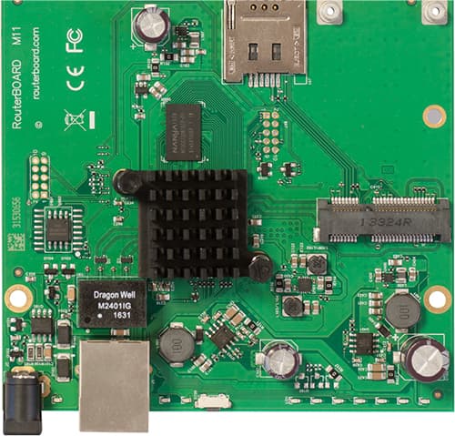 MikroTik MikroTik RouterBOARD M11G 1Gbps with 880MHz CPU, miniPCIe and SIM Slot RBM11G