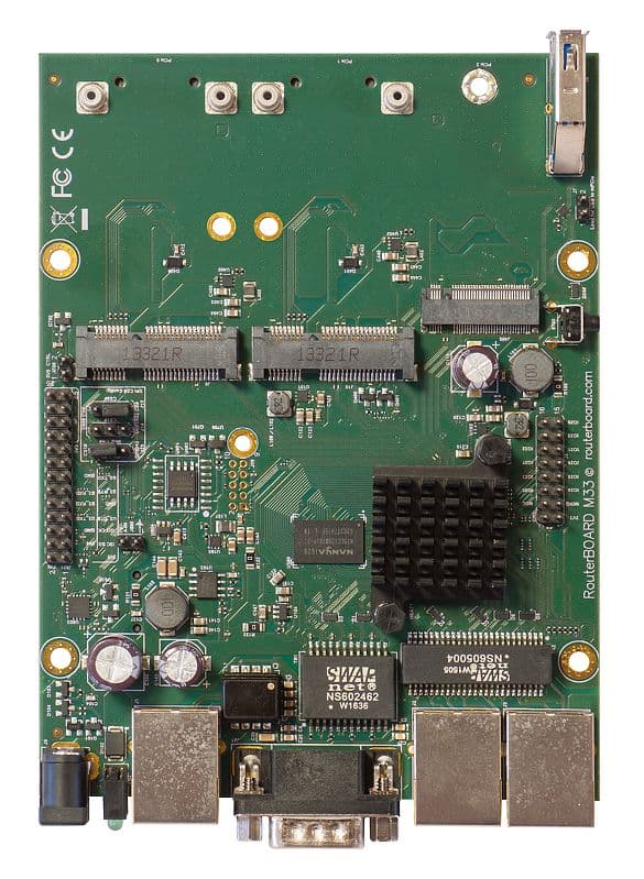 MikroTik MikroTik RouterBOARD RBM33G powerful OEM board with 3x Gigabit LAN and 2x miniPCIe slots RBM33G