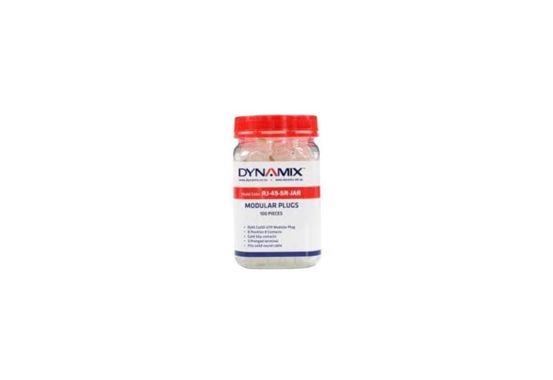 DYNAMIX Dynamix RJ-45 Plug 100pc Jar RJ-45-SR-JAR