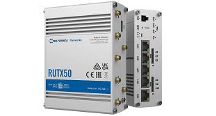 Teltonika Teltonika RUTX50 Dual SIM Cellular 4G/LTE/5G Gigabit Wi-Fi Broadband Router with I/O and GPS RUTX50
