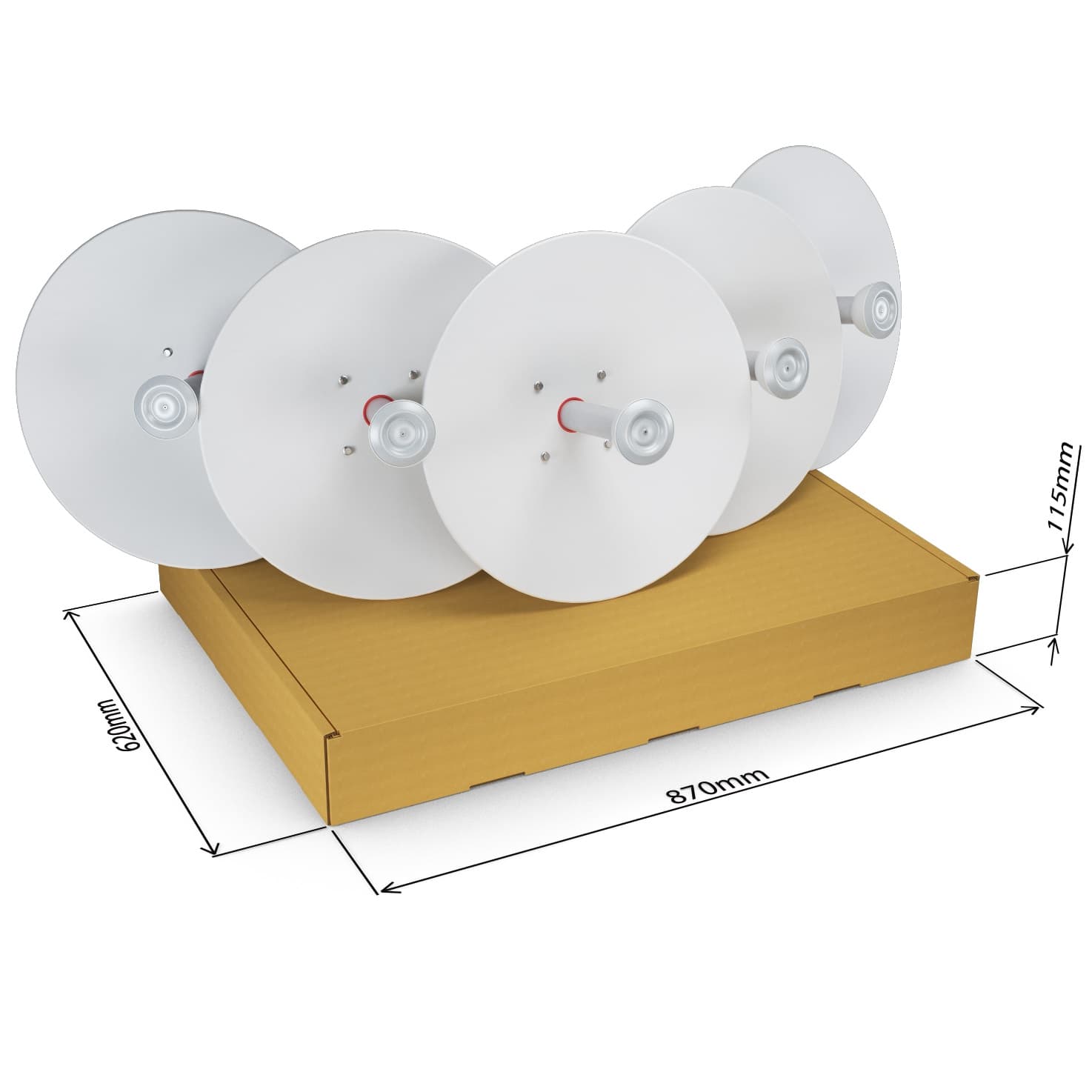 RF Elements RF Elements StarterDish 27dBi UM Parabolic Dish Antenna 5-PACK STD-27-UM-5PACK