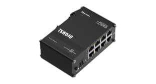 Teltonika Teltonika TSW040 8 Port 10/100 PoE+ Switch with Integrated DIN Rail Mounting TSW040