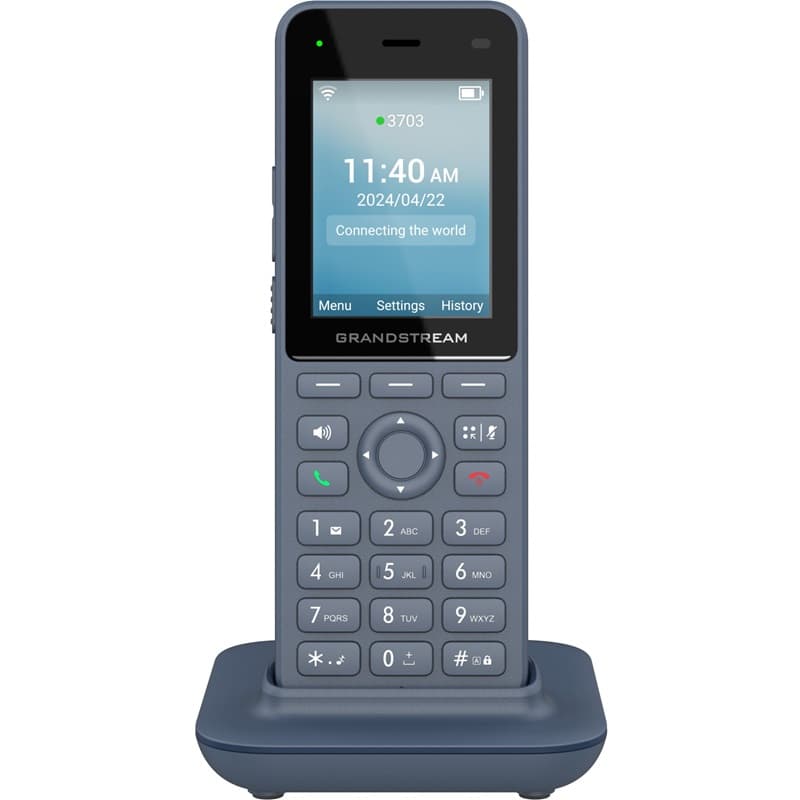 Grandstream Networks Grandstream WP826 Cordless Dual-Band Wi-Fi 6 IP Phone with 12-hour talk time WP826