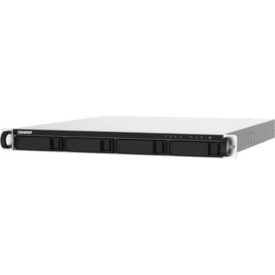 QNAP QNAP TS-432PXU-2G 4-Bay AL324 quad-core 1.7 GHz rackmount NAS with 250W PSU, 2GB DDR4 UDIMM RAM (max 16GB), SATA 6Gb/s, 2x 10GbE SFP+, 2x 2.5GbE, 1x PCIe Gen2 x2 slot TS-432PXU-2G