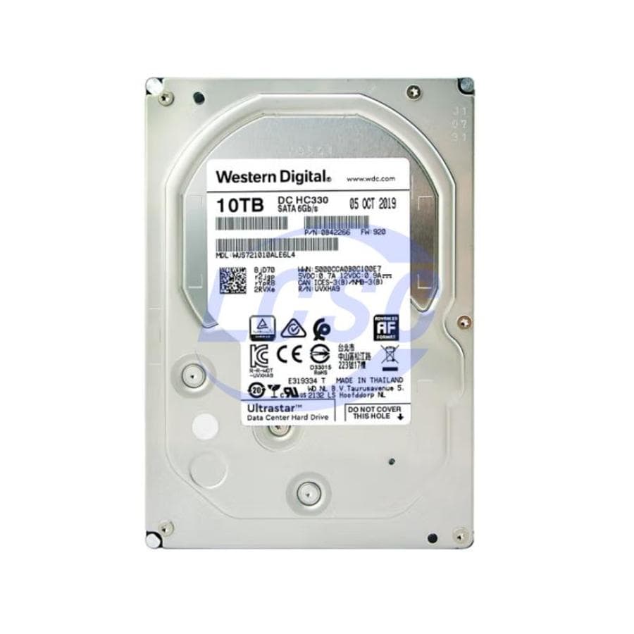 WD Western Digital Ultrastar 3.5" DC HC330 10TB WUS721010ALE6L4